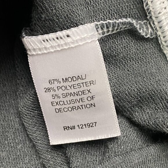 Johnnie-O Bender Melange Hoodie Men's Medium Charcoal Gray Stretch JMHD1120 - Picture 5 of 9